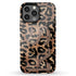 Wild Metallic Leopard 3D Initials iPhone Case